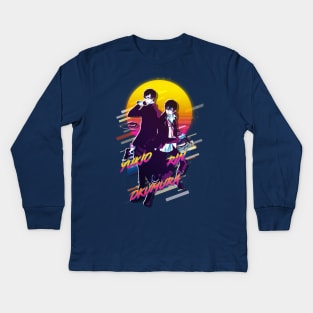 Rin Okumura and Yukio Okumura Kids Long Sleeve T-Shirt